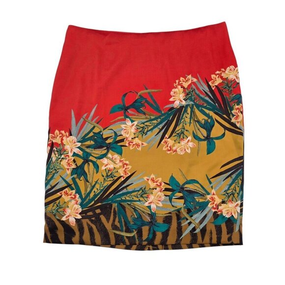 Women's - Vince Camuto Tropical Floral Skirt, Size 8 - Picture 2 of 7